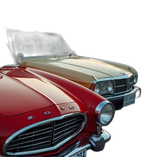 car, crown, 3d render, photorealistic transparent PNG cut-out