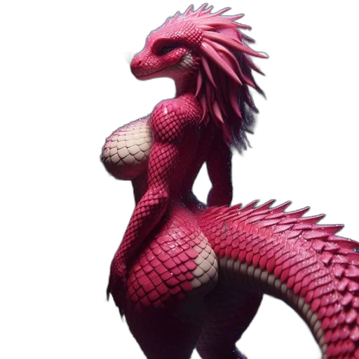 dragon, creature, animal, dress transparent PNG cut-out