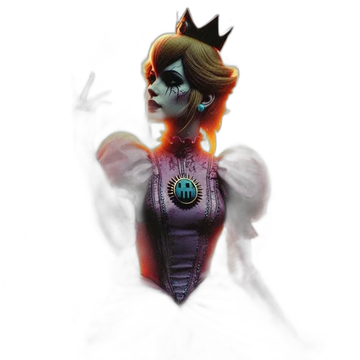 crown, mask, robot, staff transparent PNG cut-out
