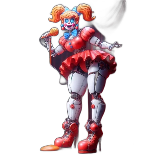 robot, weapon, dress, concept art transparent PNG cut-out
