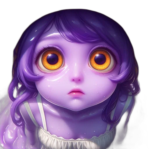 face, creature, robot, fantasy art transparent PNG cut-out