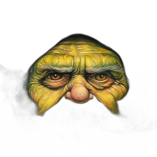 mask, face, creature, staff transparent PNG cut-out