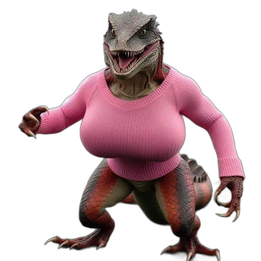 creature, dragon, animal, dress transparent PNG cut-out