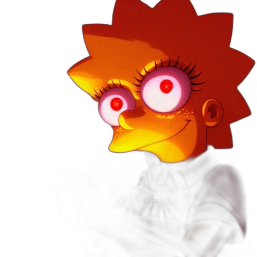 mask, creature, face, flower transparent PNG cut-out