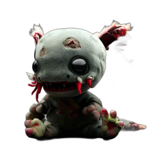 creature, staff, concept art, 3d render transparent PNG cut-out