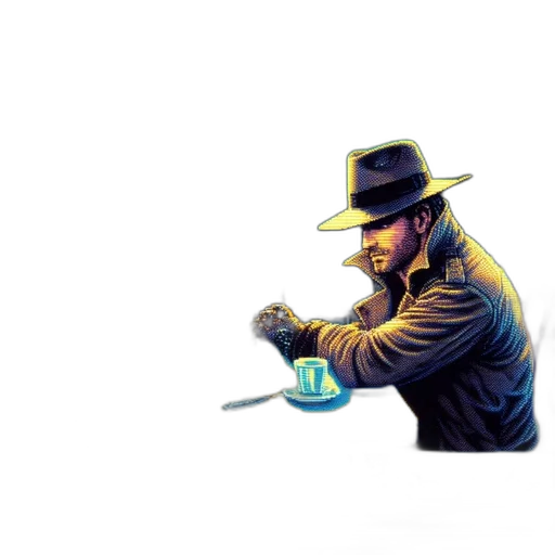hat, staff, concept art, pixel art transparent PNG cut-out