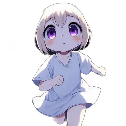 dress, creature, face, robot transparent PNG cut-out