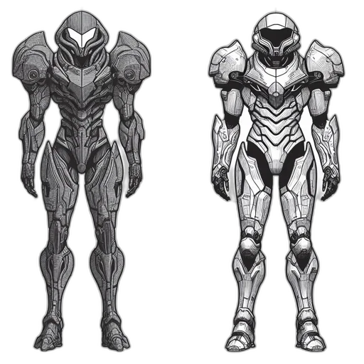 robot, concept art, comic book art, 3d render transparent PNG cut-out