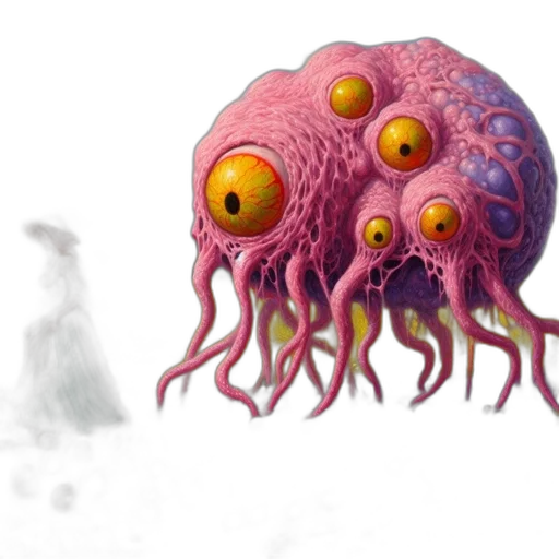 creature, animal, concept art, 3d render transparent PNG cut-out