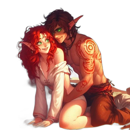 fantasy art, concept art, pixel art, watercolor transparent PNG cut-out
