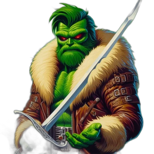 staff, fantasy art, concept art, comic book art transparent PNG cut-out