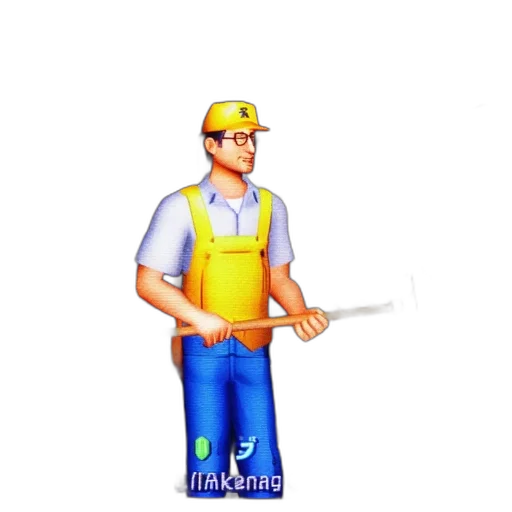 staff, weapon, robot, hat transparent PNG cut-out
