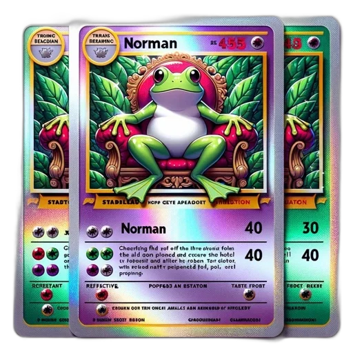 concept art, green, neon, three transparent PNG cut-out