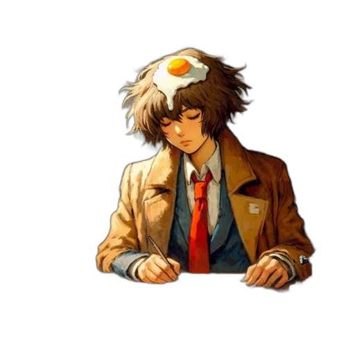 hat, jacket, staff, mask transparent PNG cut-out