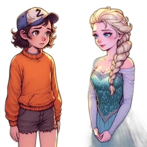 dress, crown, pixel art, concept art transparent PNG cut-out