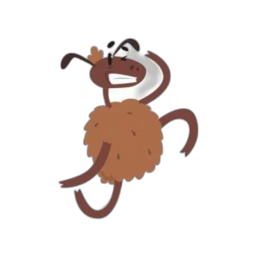 creature, animal, staff, hair transparent PNG cut-out