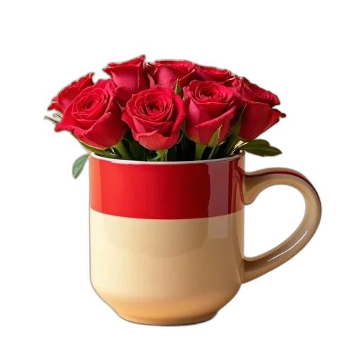 flower, crown, 3d render, photorealistic transparent PNG cut-out