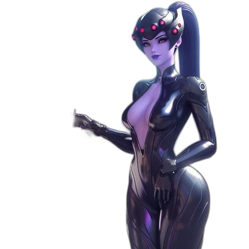 robot, dress, concept art, cyberpunk transparent PNG cut-out