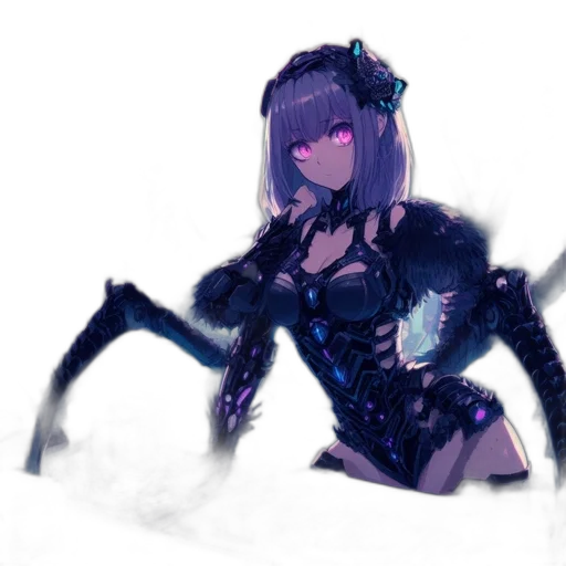 creature, dress, weapon, robot transparent PNG cut-out