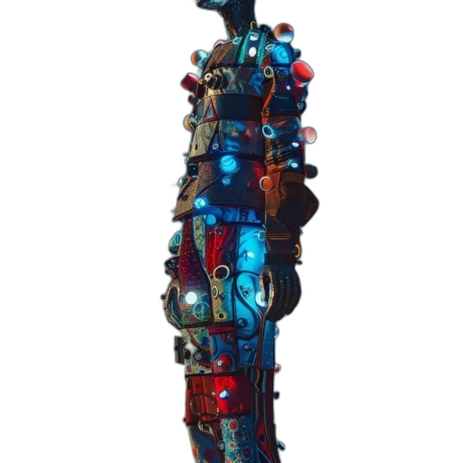 robot, staff, weapon, sword transparent PNG cut-out