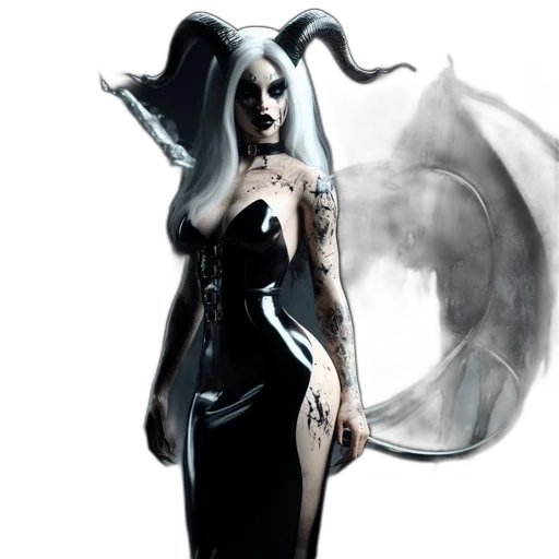 dress, creature, concept art, fantasy art transparent PNG cut-out