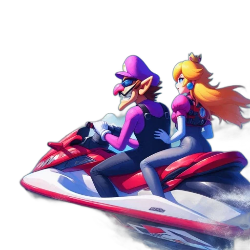 concept art, vaporwave, 3d render, pixel art transparent PNG cut-out