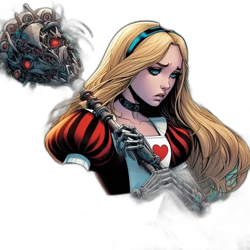 comic book art, concept art, fantasy art, pixel art transparent PNG cut-out