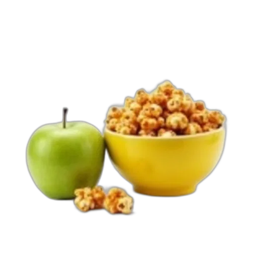 food, crown, 3d render, photorealistic transparent PNG cut-out