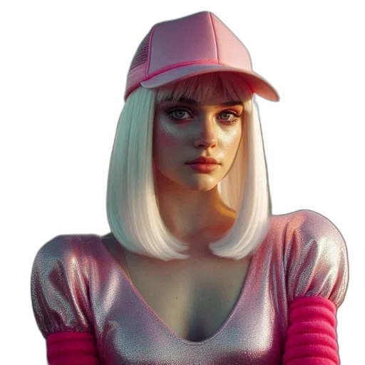 hat, face, jacket, robot transparent PNG cut-out