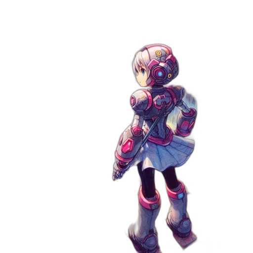 robot, weapon, jacket, dress transparent PNG cut-out