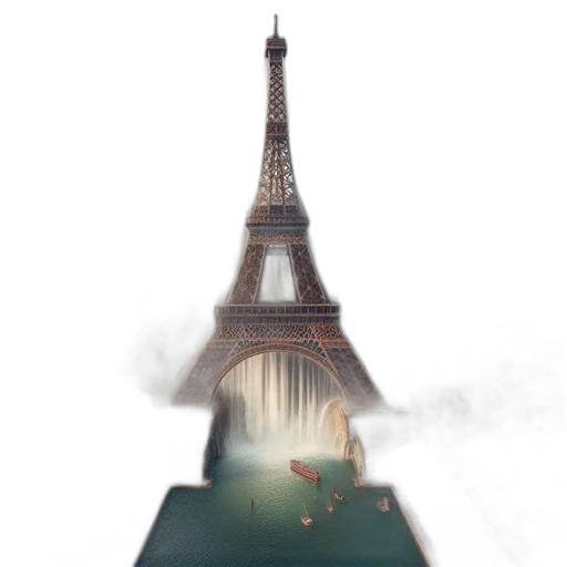 building, dress, umbrella, bottle transparent PNG cut-out