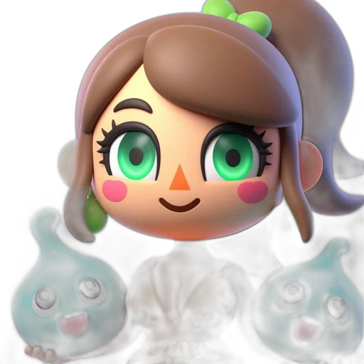 mask, staff, face, creature transparent PNG cut-out