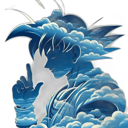 dragon, creature, staff, jacket transparent PNG cut-out