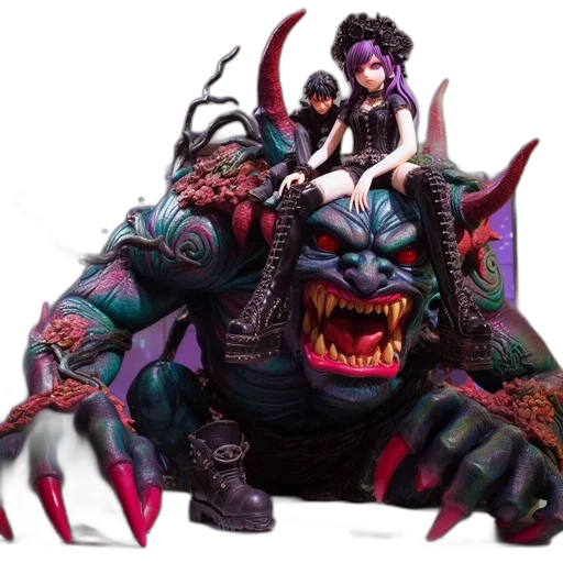 dragon, creature, weapon, staff transparent PNG cut-out