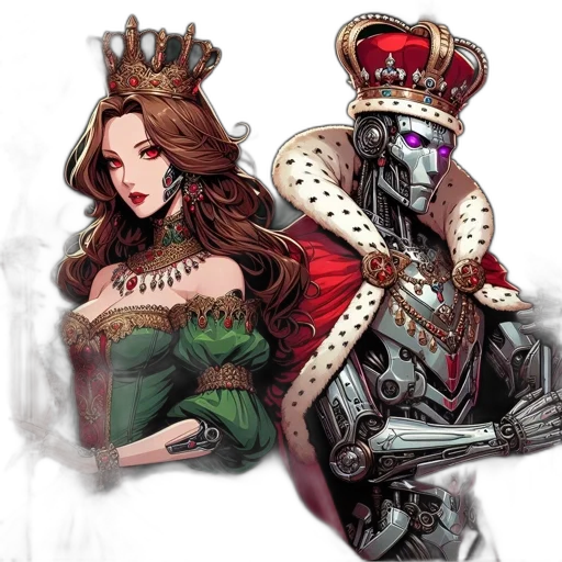 crown, jewelry, fantasy art, concept art transparent PNG cut-out