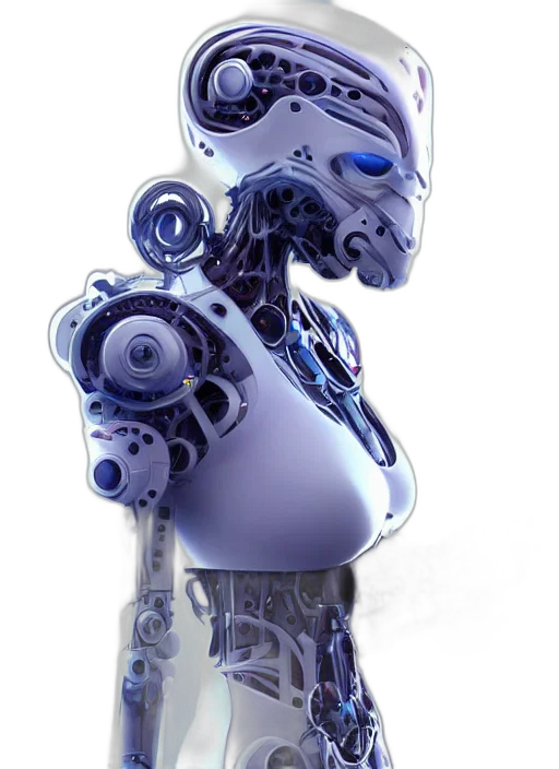 robot, jewelry, staff, weapon transparent PNG cut-out