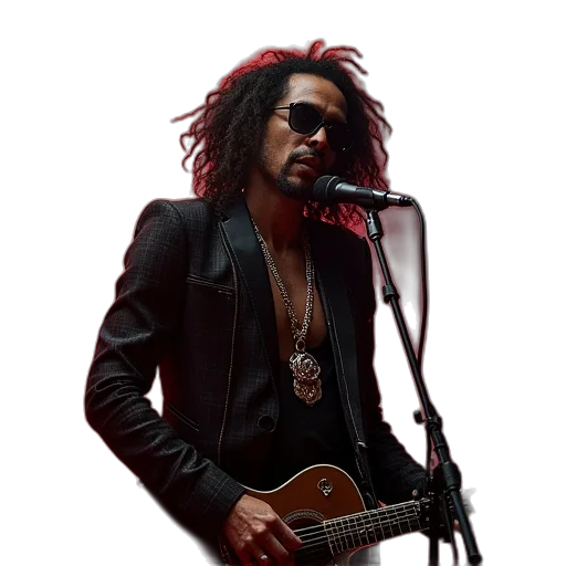 jacket, lenny, kravitz, here transparent PNG cut-out