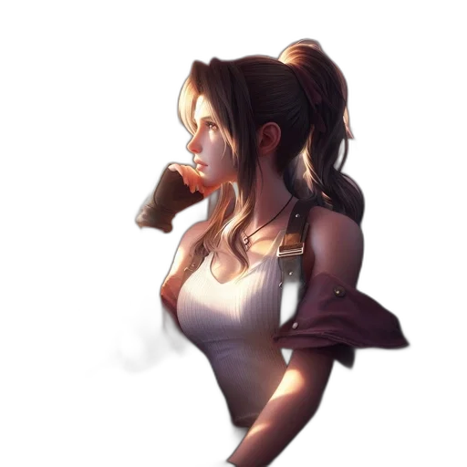 staff, dress, weapon, face transparent PNG cut-out