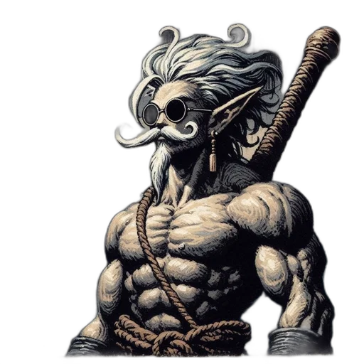 staff, creature, sword, dragon transparent PNG cut-out