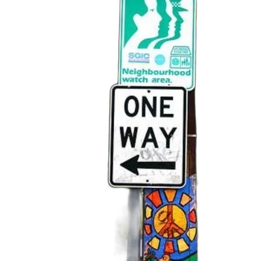 one, way, sign, peace transparent PNG cut-out