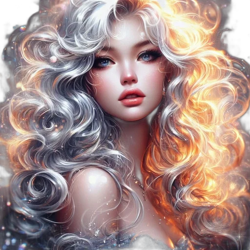 hair, crown, dragon, face transparent PNG cut-out