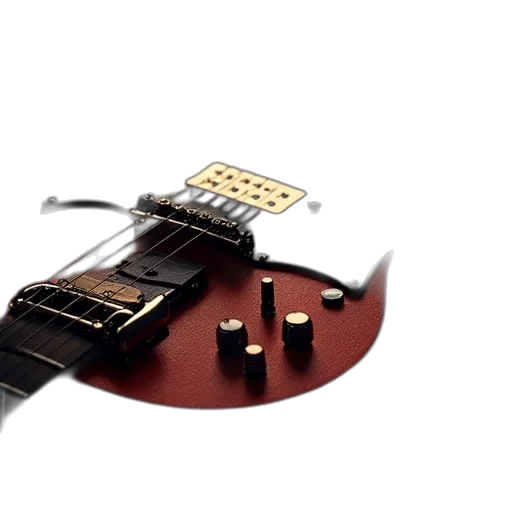 weapon, 3d render, photorealistic, guitar transparent PNG cut-out
