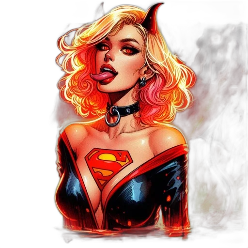 comic book art, concept art, fantasy art, cartoon transparent PNG cut-out