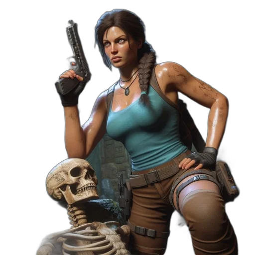 weapon, face, concept art, pixel art transparent PNG cut-out