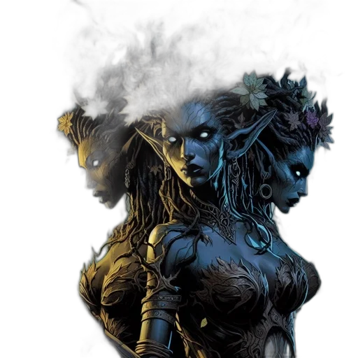 mask, concept art, comic book art, fantasy art transparent PNG cut-out