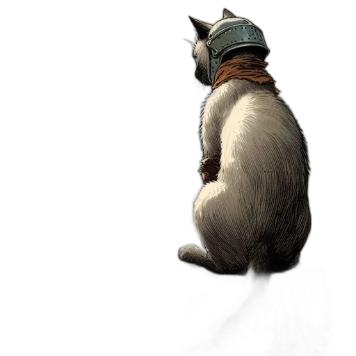 hat, staff, animal, robot transparent PNG cut-out