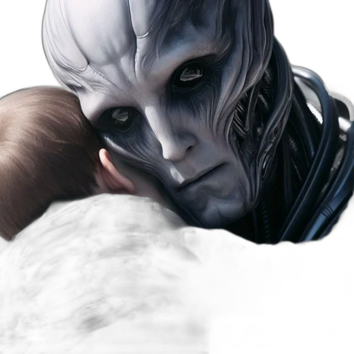 mask, creature, face, robot transparent PNG cut-out