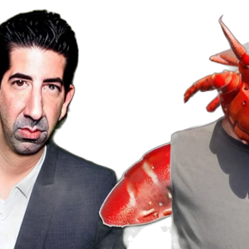 david, schwimmer, dressed, lobster transparent PNG cut-out