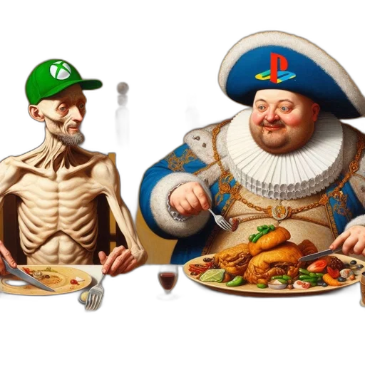 food, crown, concept art, 3d render transparent PNG cut-out