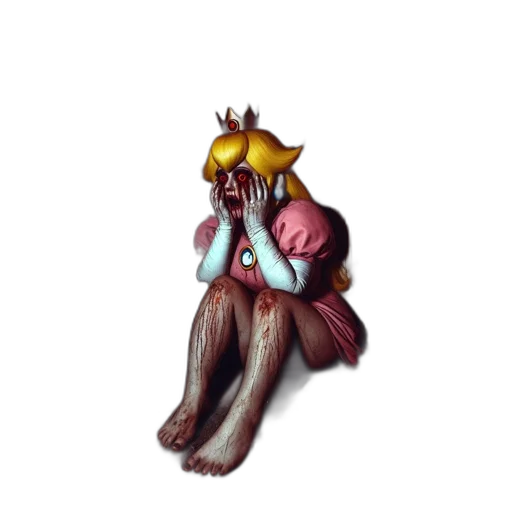 crown, creature, staff, mask transparent PNG cut-out